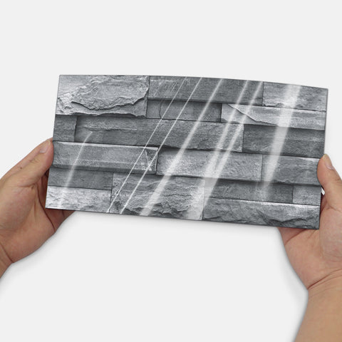 Stick on Wall Tiles for Kitchen, Bathroom, and Stairs, Versatile and Easy to Use