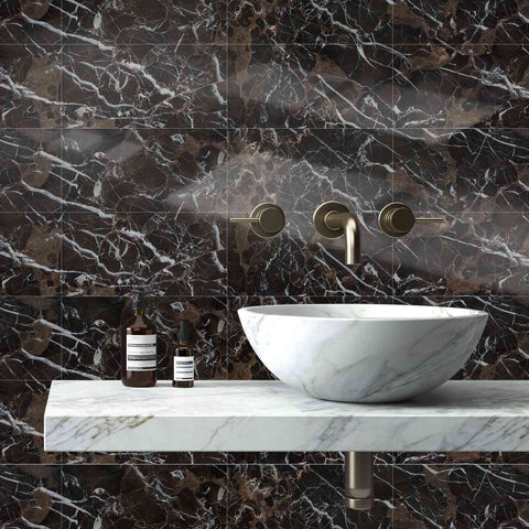 Self-Adhesive Wall Tiles for Stylish and Practical Bathroom and Kitchen Backsplashes