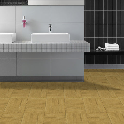 Golden Tea Wood Grain Vinyl Flooring