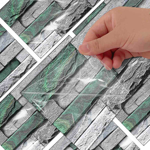 Waterproof Peel and Stick Floor Tiles for Home Decor, Kitchen, and Bathroom