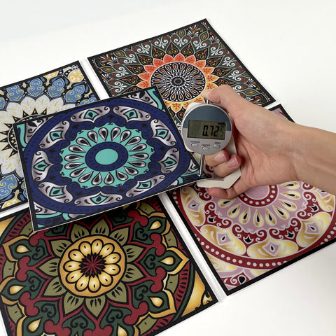 Color Mandala: The Artistic Charm of Tile Stickers