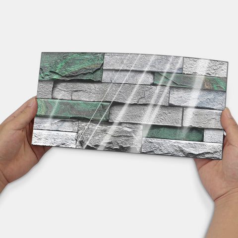 Waterproof Peel and Stick Floor Tiles for Home Decor, Kitchen, and Bathroom