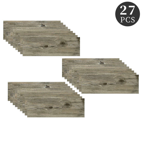 Frosted Wood Tile Stickers Easy-to-Use Moisture-Proof and Heat-Insulating Ideal for Kitchen Bathroom and Home Decoration