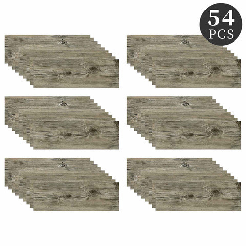 Frosted Wood Tile Stickers Easy-to-Use Moisture-Proof and Heat-Insulating Ideal for Kitchen Bathroom and Home Decoration