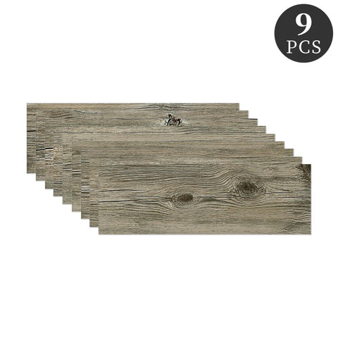 Frosted Wood Tile Stickers Easy-to-Use Moisture-Proof and Heat-Insulating Ideal for Kitchen Bathroom and Home Decoration