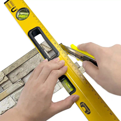 Special Shaped Marble Tile Sticker (Light Brown) 12pcs Peel And Stick Wallpaper Luxury and Elegant Style Wall Decor