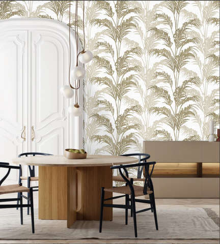 European style leaves forest wallpaper - European elegance, the rhythm of the forest