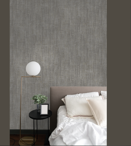 Plain linen horizontal and vertical texture forest wallpaper - the beauty of natural simplicity