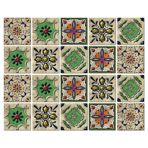 Colorful bloom: the vibrant beauty of tile stickers