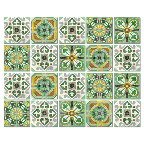 Fresh Green: The Natural Beauty of Tile Stickers