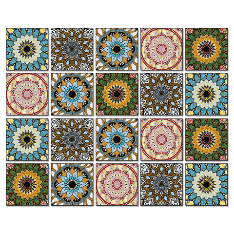 Color Mandala: The Artistic Charm of Tile Stickers