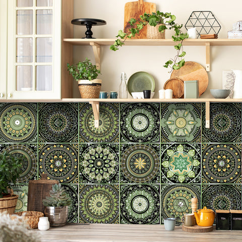 The charm of nature: the fresh style of tile stickers