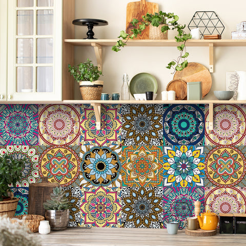 Exotic style: the artistic journey of tile stickers