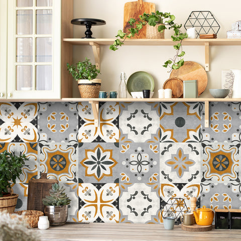 Modern simplicity: a fashionable choice for tile stickers