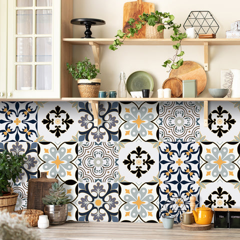 Fresh and elegant: the fashionable aesthetics of tile stickers