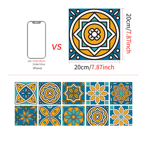 Moroccan style tile stickers: an artistic choice for decorating space