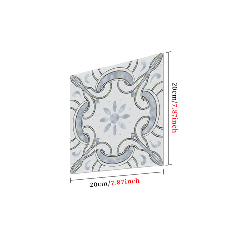 Blue gray retro, encounter the beauty of Scandinavian art flooring