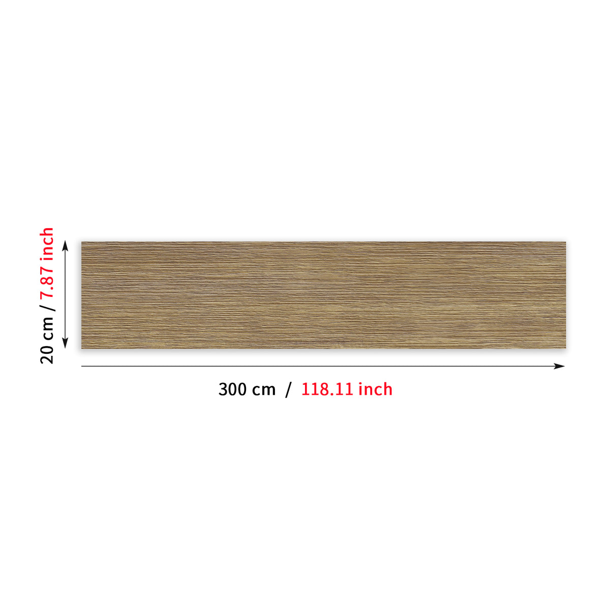 Natural Walnut Finish Sticker