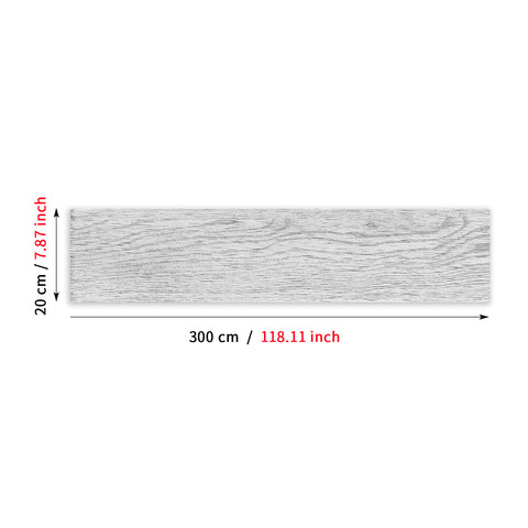 Off-White Wooden Wallpaper Size-8"×118" 20cm×300cm