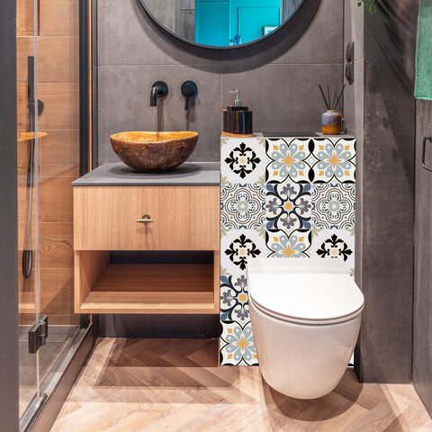 Fresh and elegant: the fashionable aesthetics of tile stickers