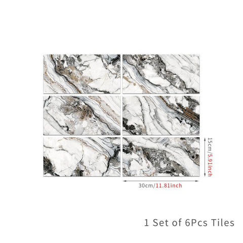 Home Decor Tile Stickers for Bathroom Walls, Stairs,and Kitchen Backsplash