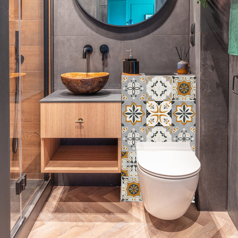 Modern simplicity: a fashionable choice for tile stickers