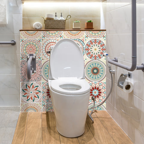Retro Mandala: The artistic charm of tile stickers
