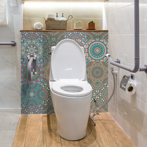 National style: the artistic charm of tile stickers