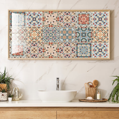 Retro style: the artistic revival of tile stickers