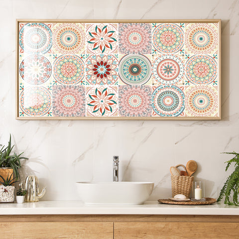 Retro Mandala: The artistic charm of tile stickers