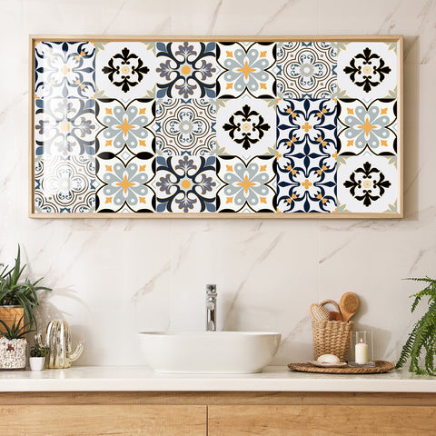 Fresh and elegant: the fashionable aesthetics of tile stickers