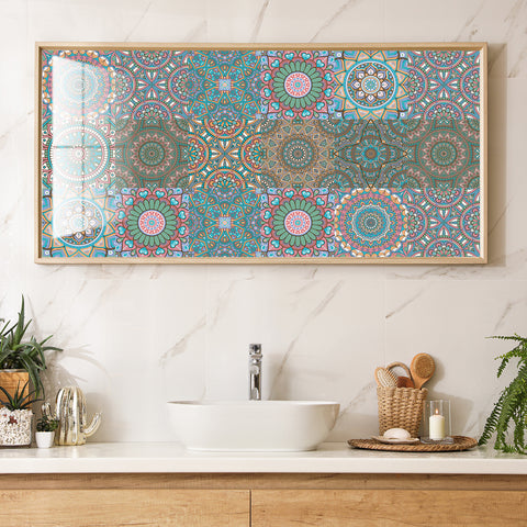 National style: the artistic charm of tile stickers