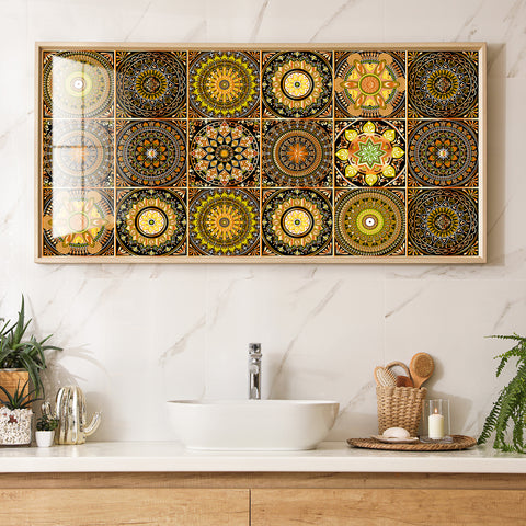 Vintage Mandala: The Artistic Beauty of Tile Stickers