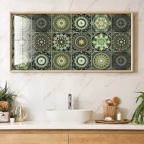 The charm of nature: the fresh style of tile stickers