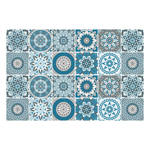 Blue Medallion Creative tile stickers