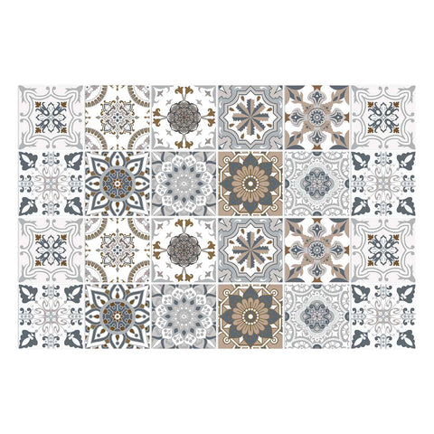 Grey Blossom Creative tile stickers