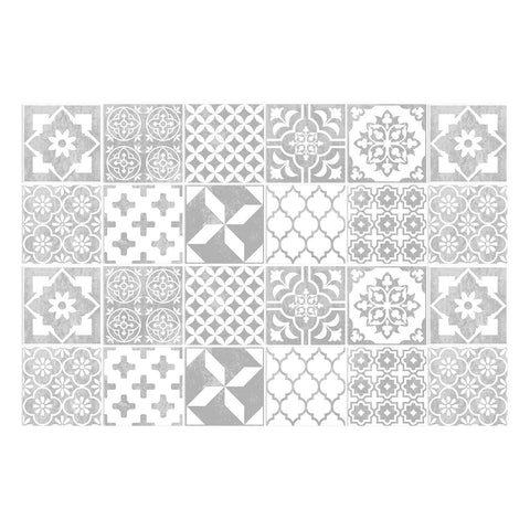 Black and White Mosaic tiles Creative tile stickers