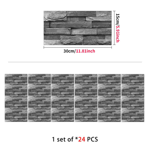 Stick on Wall Tiles for Kitchen, Bathroom, and Stairs, Versatile and Easy to Use