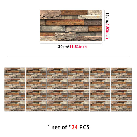 Stick on Wall Tiles for Kitchen, Bathroom, and Stairs, Versatile and Easy to Use