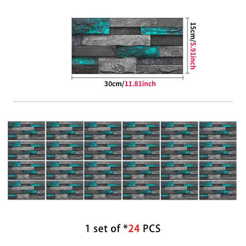 Stick on Wall Tiles for Kitchen, Bathroom, and Stairs, Versatile and Easy to Use