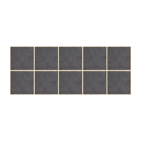 Dark Grey Modern Square Tile Sticker Elegant Wallpaper 10PCS