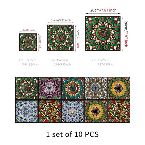 Black and white graphics Creative tile stickers