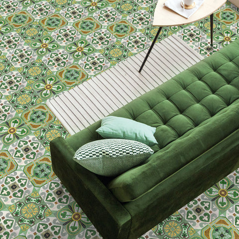 Fresh Green: The Natural Beauty of Tile Stickers