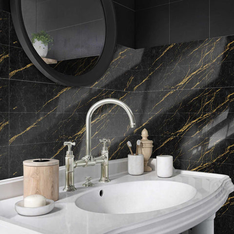 Peel and Stick Stone Tile Stickers for Custom Kitchen Backsplash and Bathroom Wall