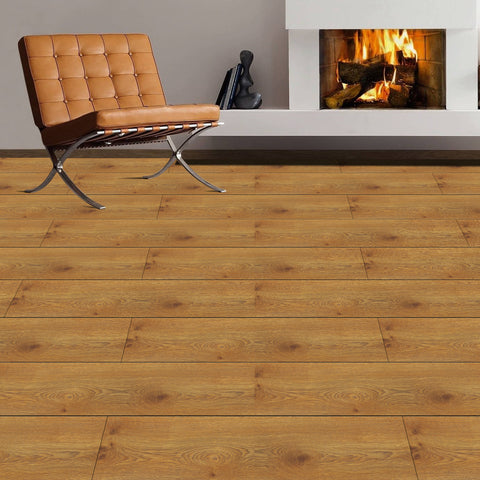 Natural Orange Wood Floor Sticker