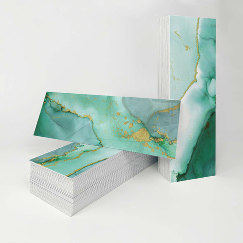 Turquoise Ocean Marble Self-Adhesive Wall Tiles for Kitchen and Home Decor