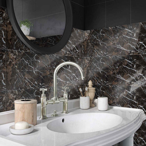Self-Adhesive Wall Tiles for Stylish and Practical Bathroom and Kitchen Backsplashes