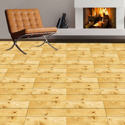 Warm Yellow Pine Laminate Flooring