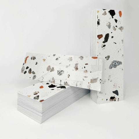 Earthy Terrazzo Mix Peel and Stick Tile Stickers for Kitchen Backsplash and Bathroom