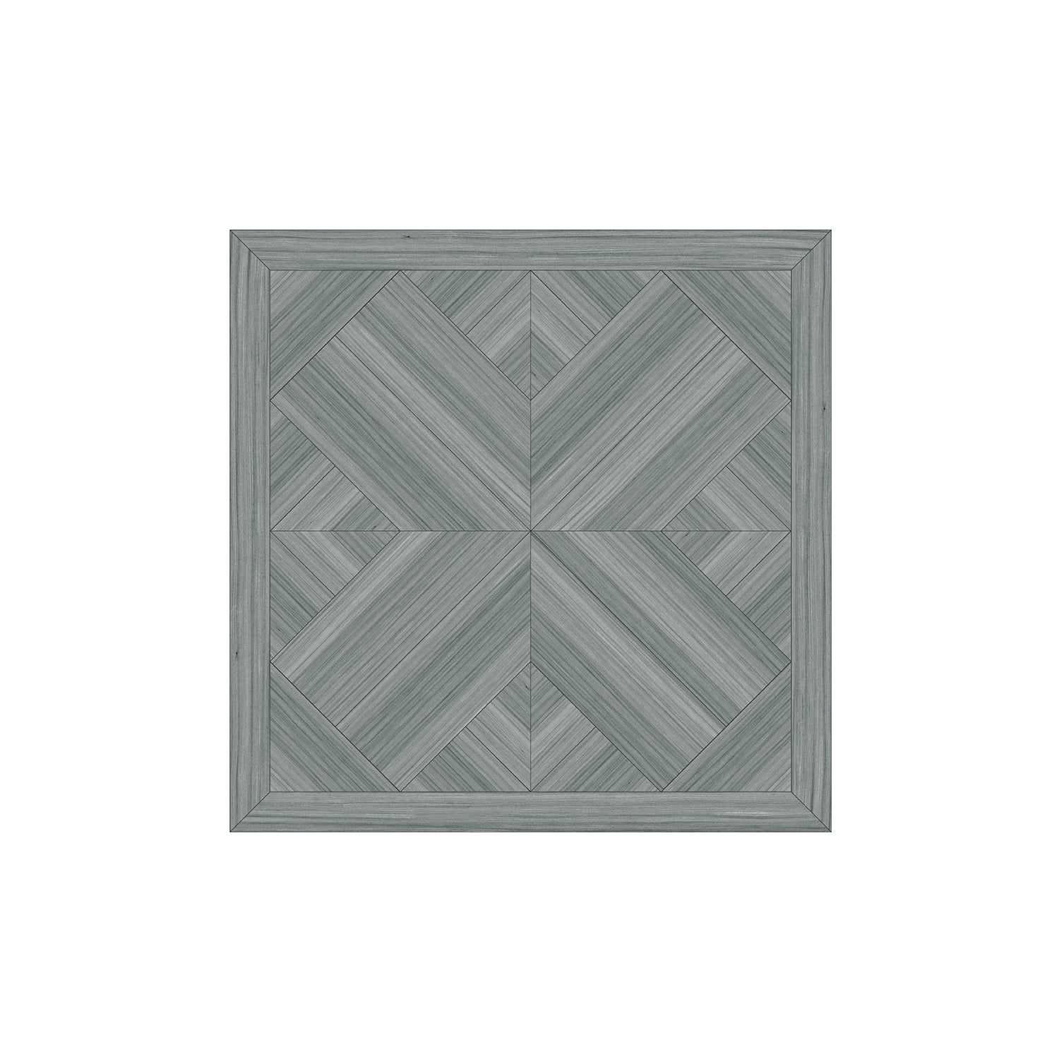 Deep Gray Crosshatch Plaid Wood Grain Peel and Stick Floor Tile Size-12"×12" 30cm×30cm